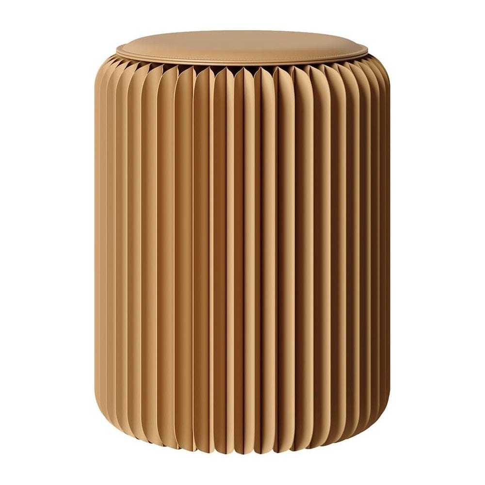 17 Inch Folding Stool 660lb Foldable Paper Stool, Eco-Friendly Kraft Paper Ho...
