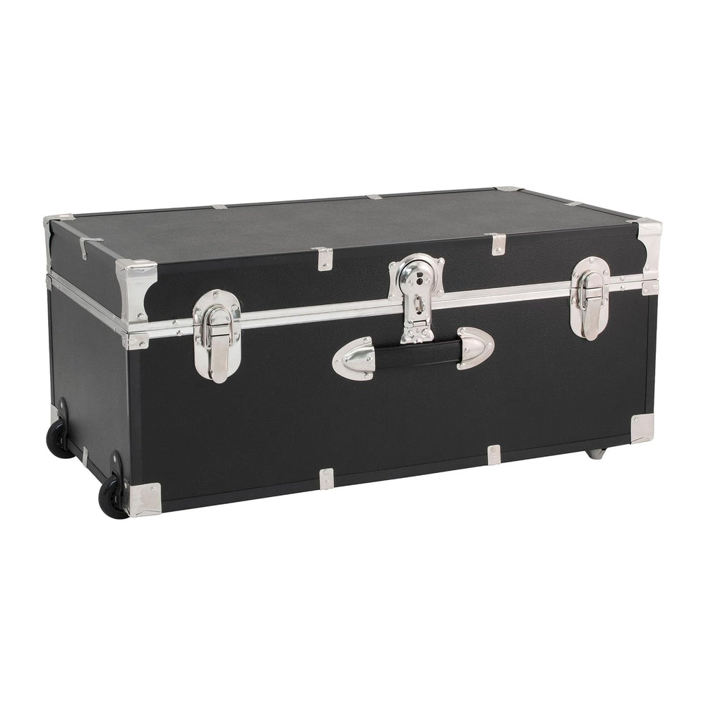 212 Main 30 in. Seward Explorer Trunk with Wheels & Lock Black