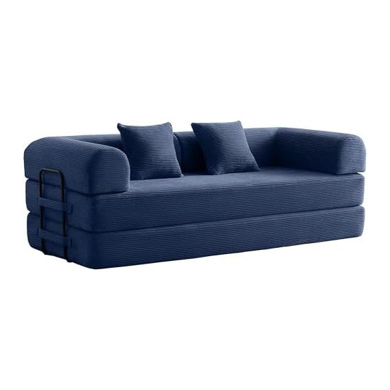 79" Convertible Sofa Bed, Couch for Small Living Room | Corduroy Lovesea...