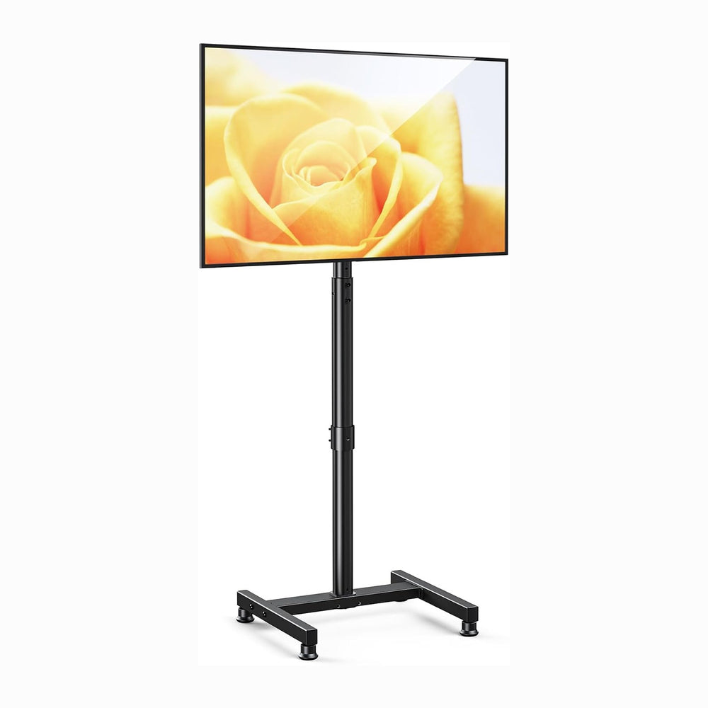 AM alphamount TV Floor Stand for 13-43 inch Flat/Curved TVs up to 44 lbs, 8 L...