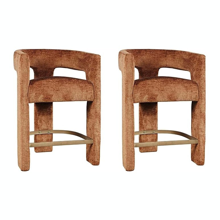 Jofran Upholstered Counter Stool with Arms – Versatile Barstools – Stylish Se...