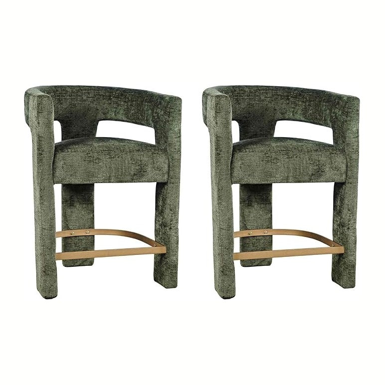 Jofran Upholstered Counter Stool with Arms – Versatile Barstools – Stylish Se...