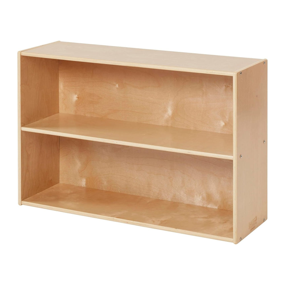Back2School Express Sleekline 2-Shelf Storage Cabinet, 24in H, Natural | Dura...