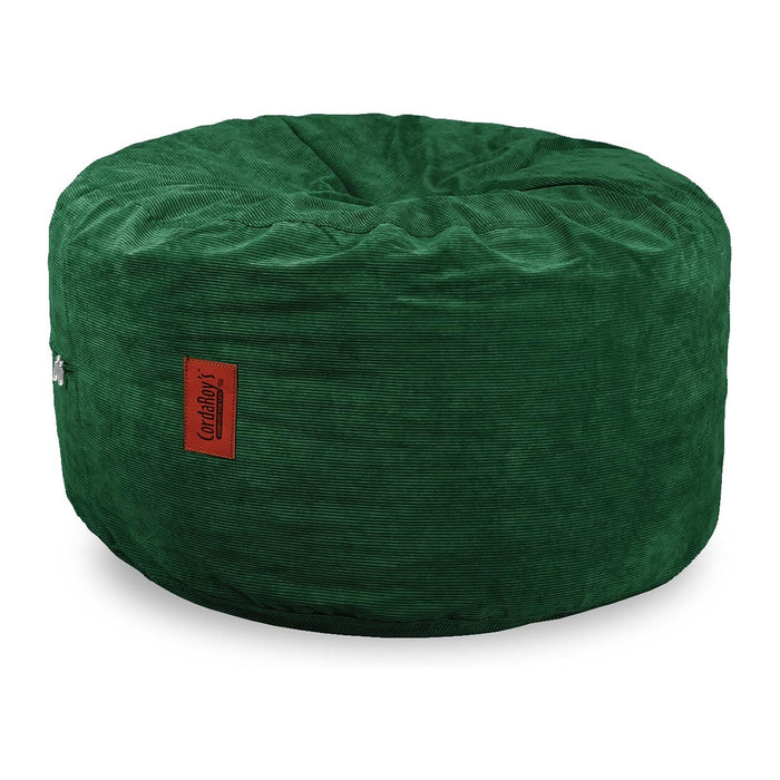 CordaRoy's Corduroy Bean Bag Pouf Footstool, Rainforest