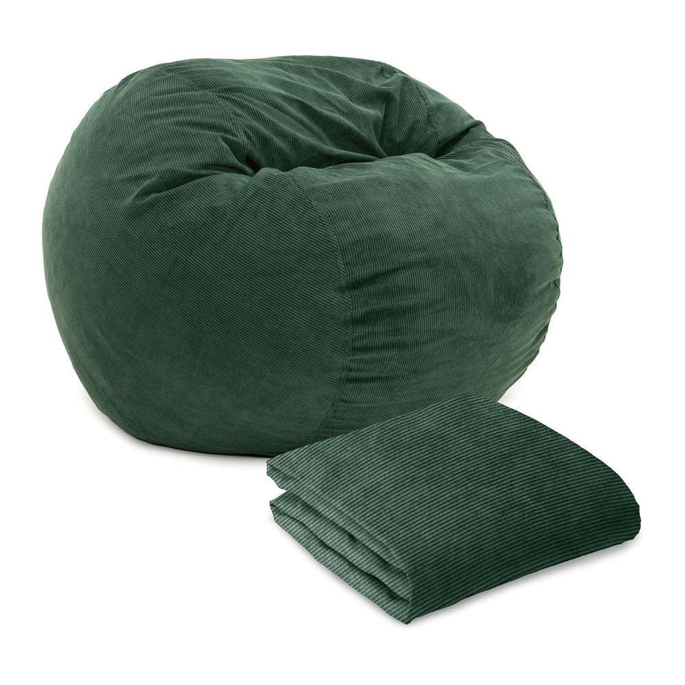 CordaRoy's Queen Size Corduroy Bean Bag Chair Cover (Bean Bag Sold Separa...