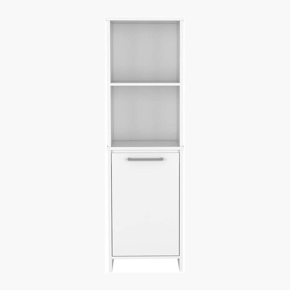 Eiffel Kitchen Pantry, Two External Shelves, Single Door Cabinet, Two Interio...