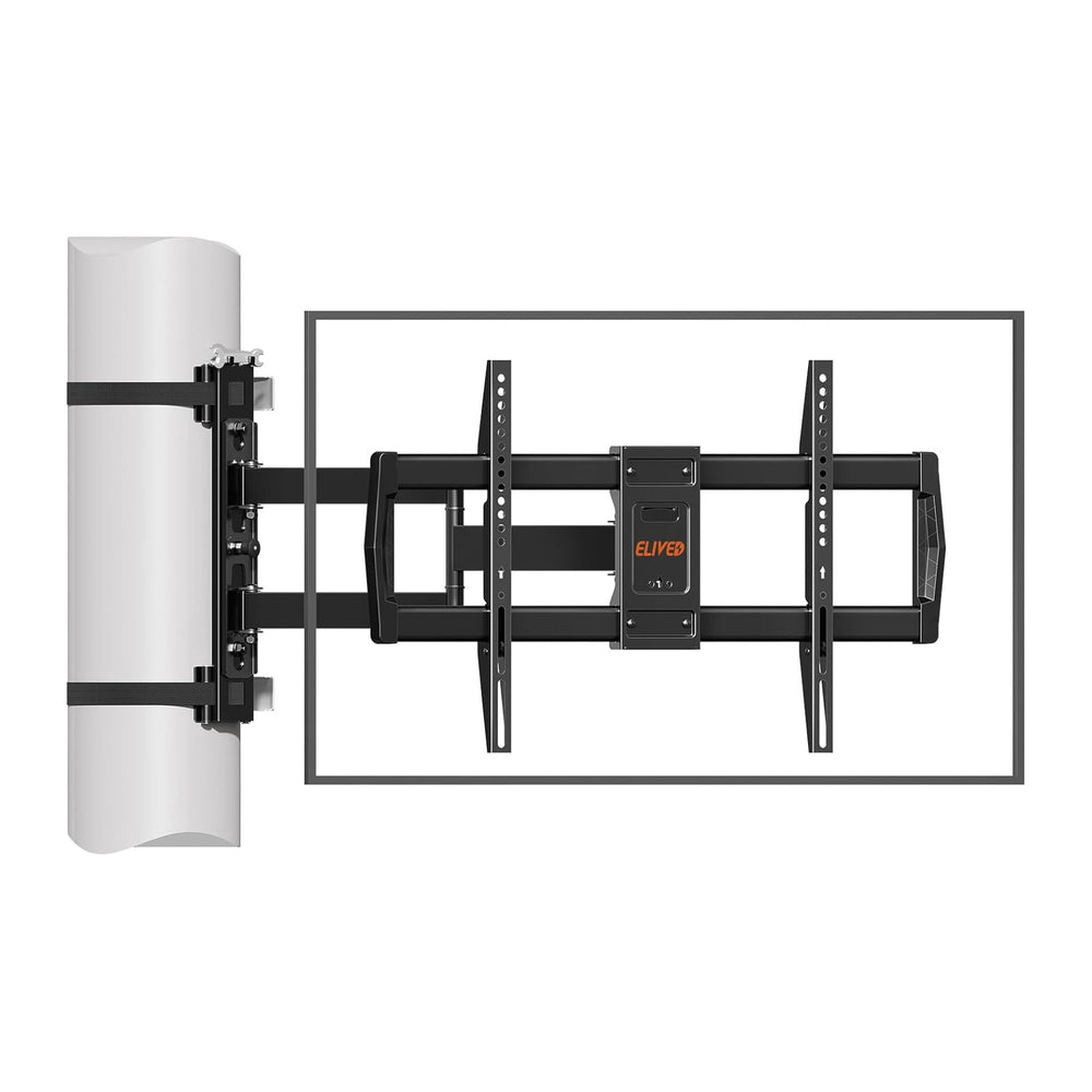 ELIVED Pillar TV Mount for Most 32"-75" TVs, Column TV Mount for Ga...