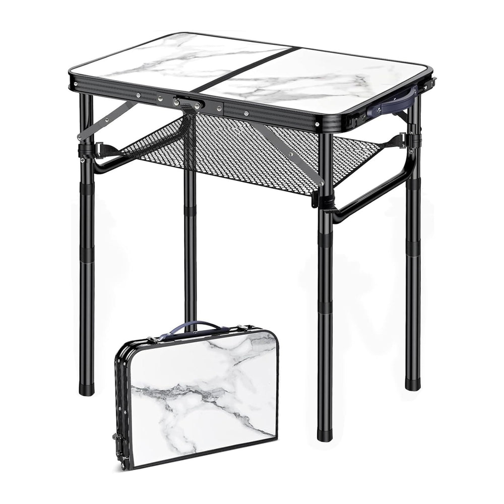 Folding TV Trays Foldable Dinner Tray Table, 3 Adjustable Height, 24"x 1...