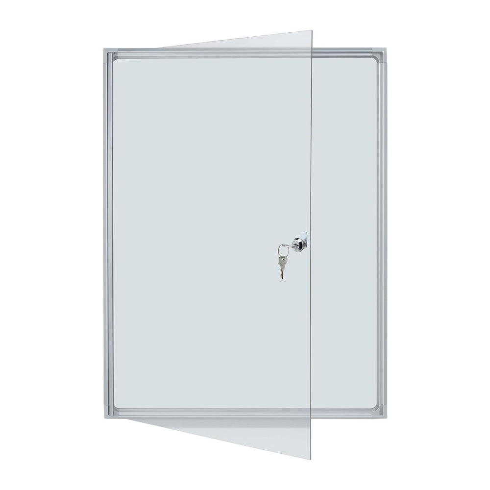 Franken FSA1 Flat Display 1 x ISO A4, Aluminium Frame 8X A4 White