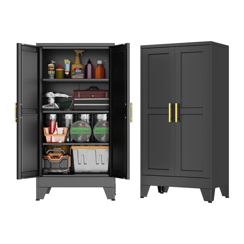 GAIOUS 47.2'' Tall Metal Garage Storage Cabinet,File Cabinet with Doo...