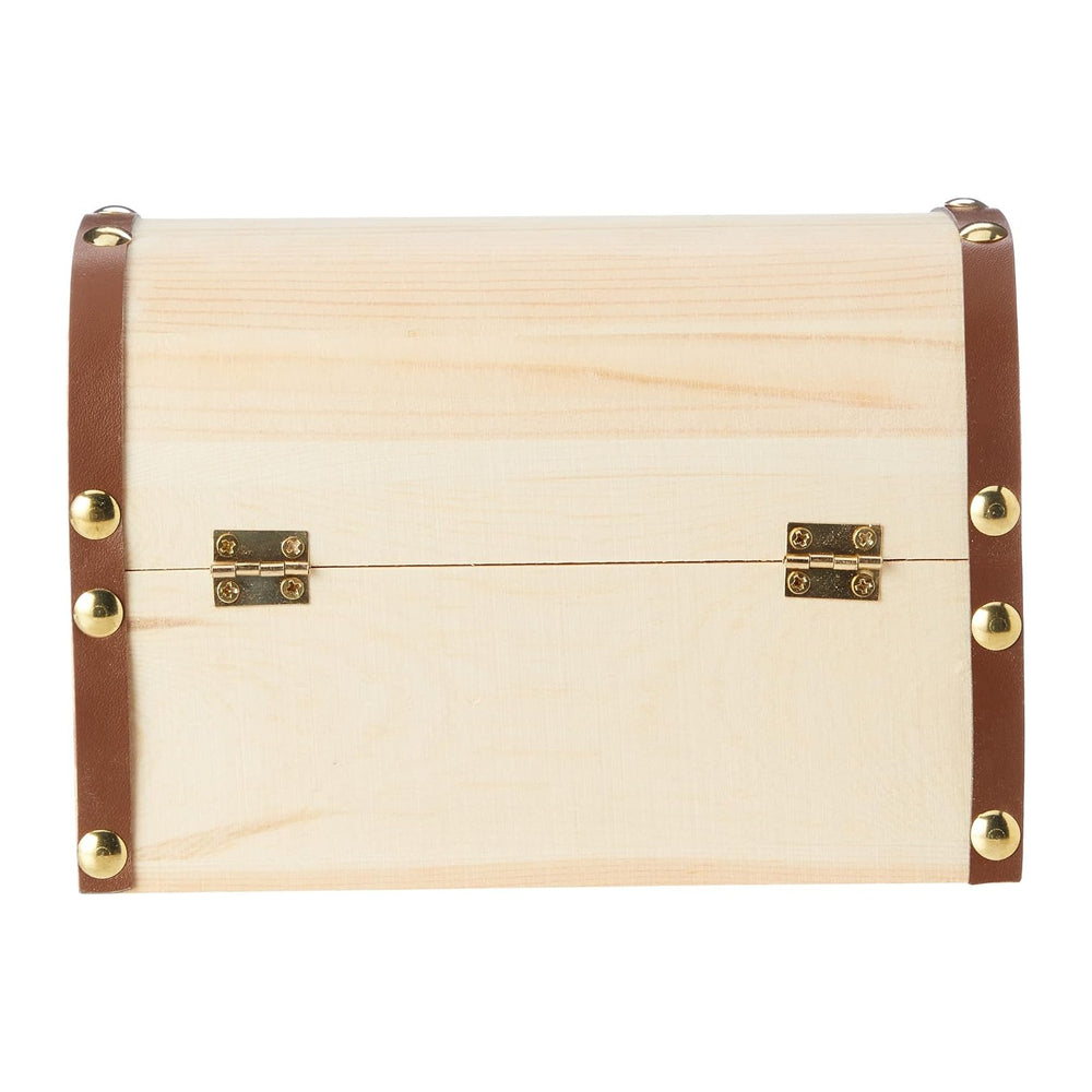 Glorex 6 2003 280 Treasure Chest Made of Pine Wood, Approx. 18 x 13 x 12.5 cm...