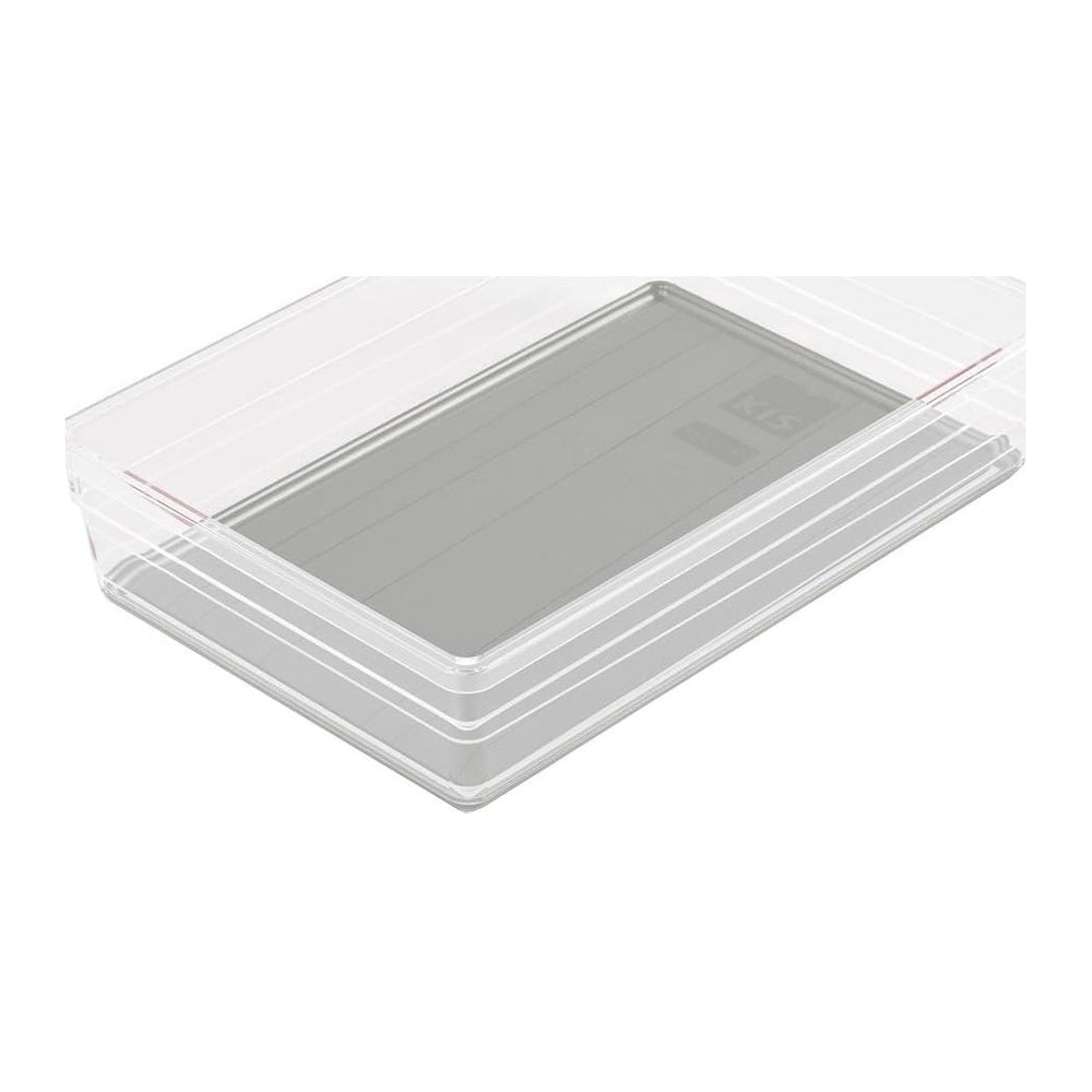 Kis "Sistemo Sorting Box, Transparent/Grey, 15 x 22.5 cm