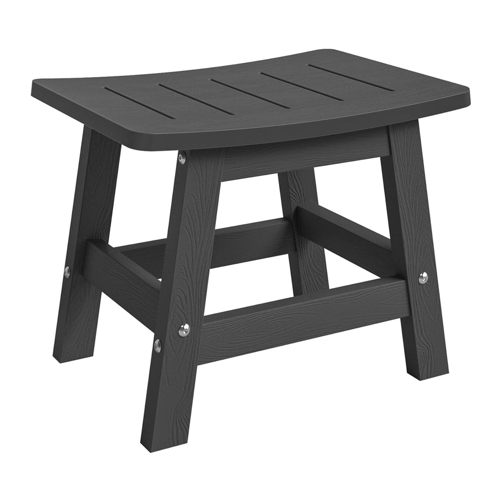 LUE BONA Outdoor Adirondack Ottomans, Footrest Footstool Set of 2, Outdoor Fo...