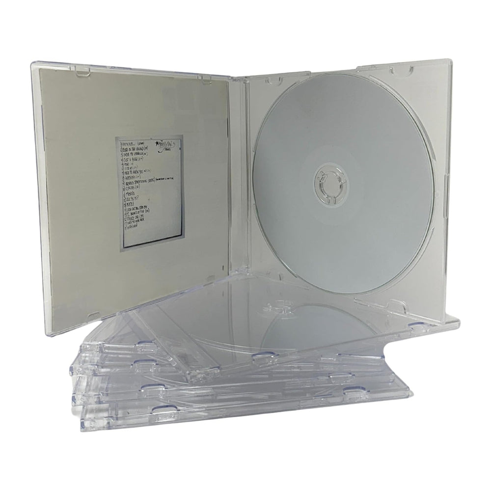 mediaxpo Premium Slim Clear Jewel Cases - Protect and Showcase Your CDs - Sli...