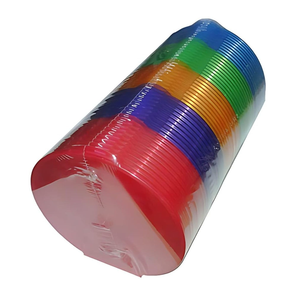 Mediaxpo Vibrant Clamshell CDs, DVDs, Blu-Rays Cases in Assorted Clear Colors...
