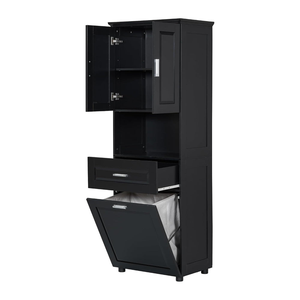 Merax 70" Tall Kitchen Pantry,Farmhouse Storage Cabinet with Adjustable ...
