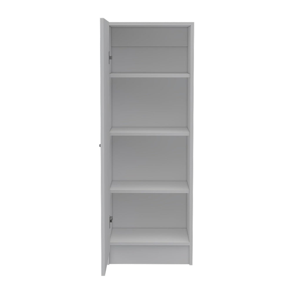 Modern Minimalist Pantry, Simple Single Door Cabinet with Storage,for Kitchen...