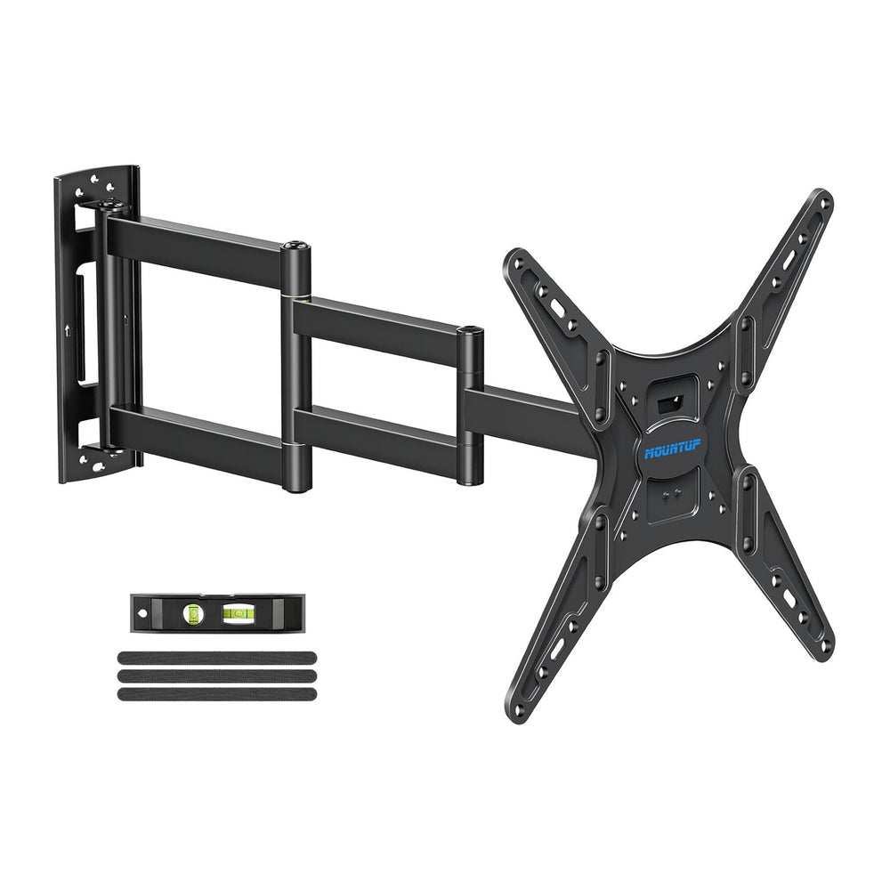 MOUNTUP Corner TV Wall Mount for Most 26-65 Inch TVs, Long Arm TV Mount with ...