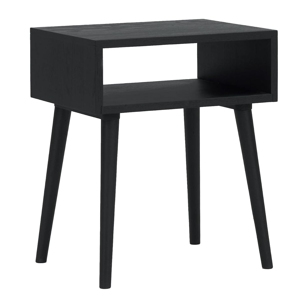 NTC Solid Oak Zoe Nightstand, Mid Century Modern Side Table Bedroom, Bedside ...