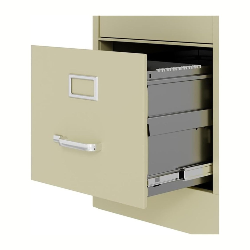 Pemberly Row 22" D Metal 4-Drawers Letter Width Vertical Filing Cabinet ...