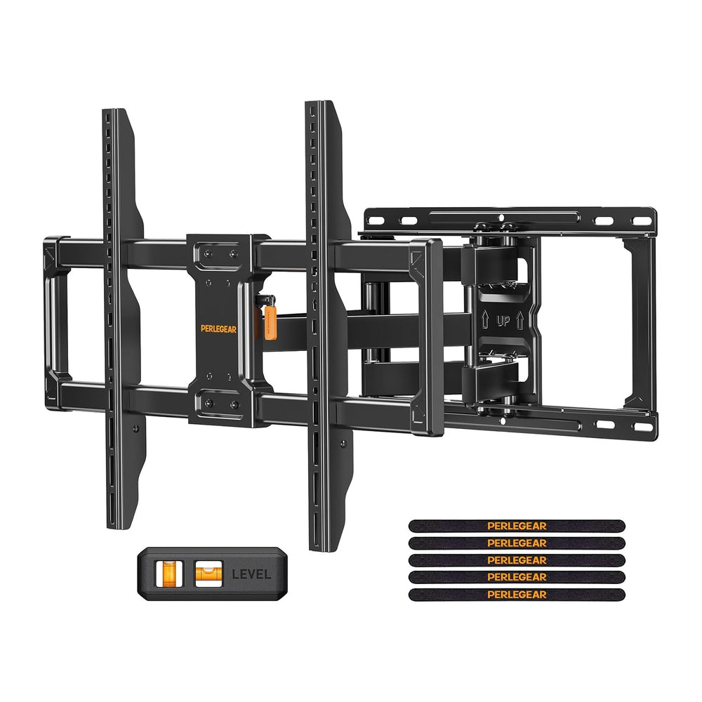 Perlegear Full Motion TV Wall Mount for 42–86 inch TVs up to 132 lbs | 30% th...