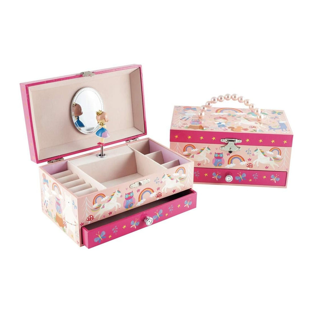 Rainbow Fairy Musical Jewellery Box with Drawer by Floss & Rock