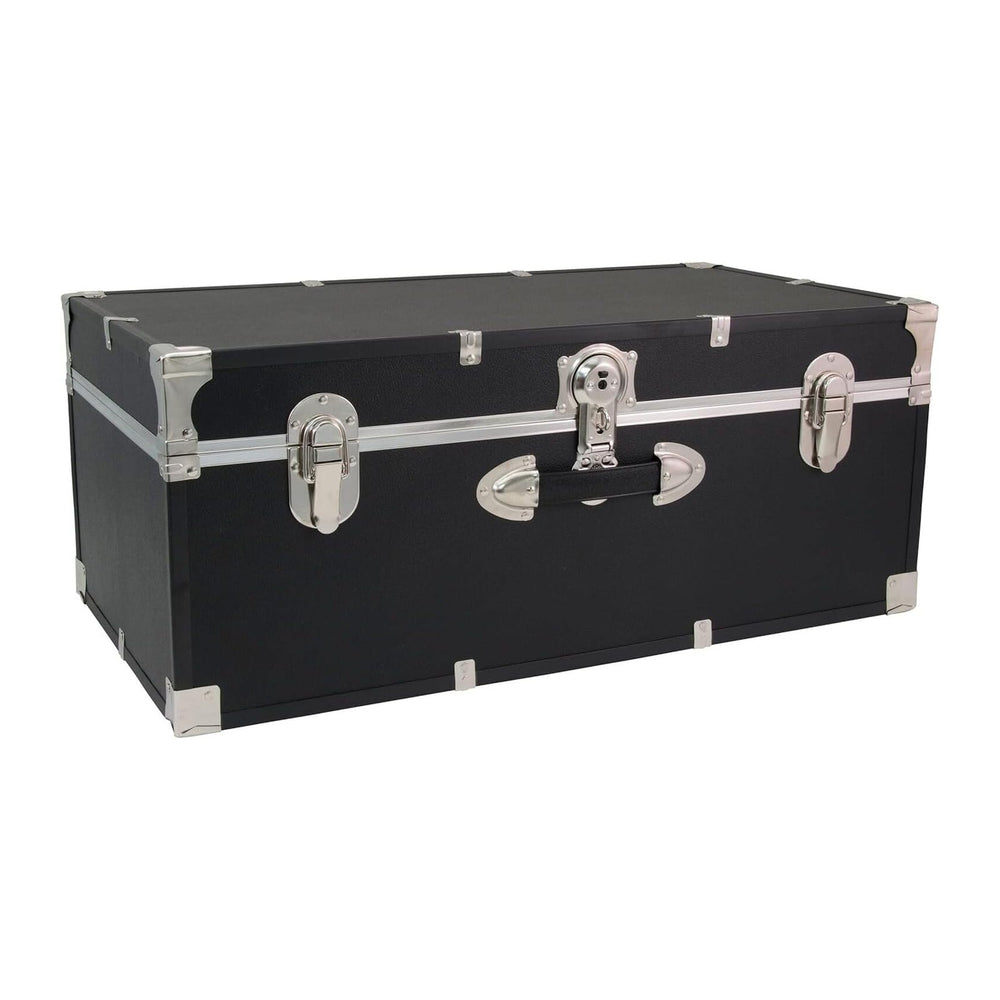 Seward Essential Trunk with Lock, Black, 30-Inch