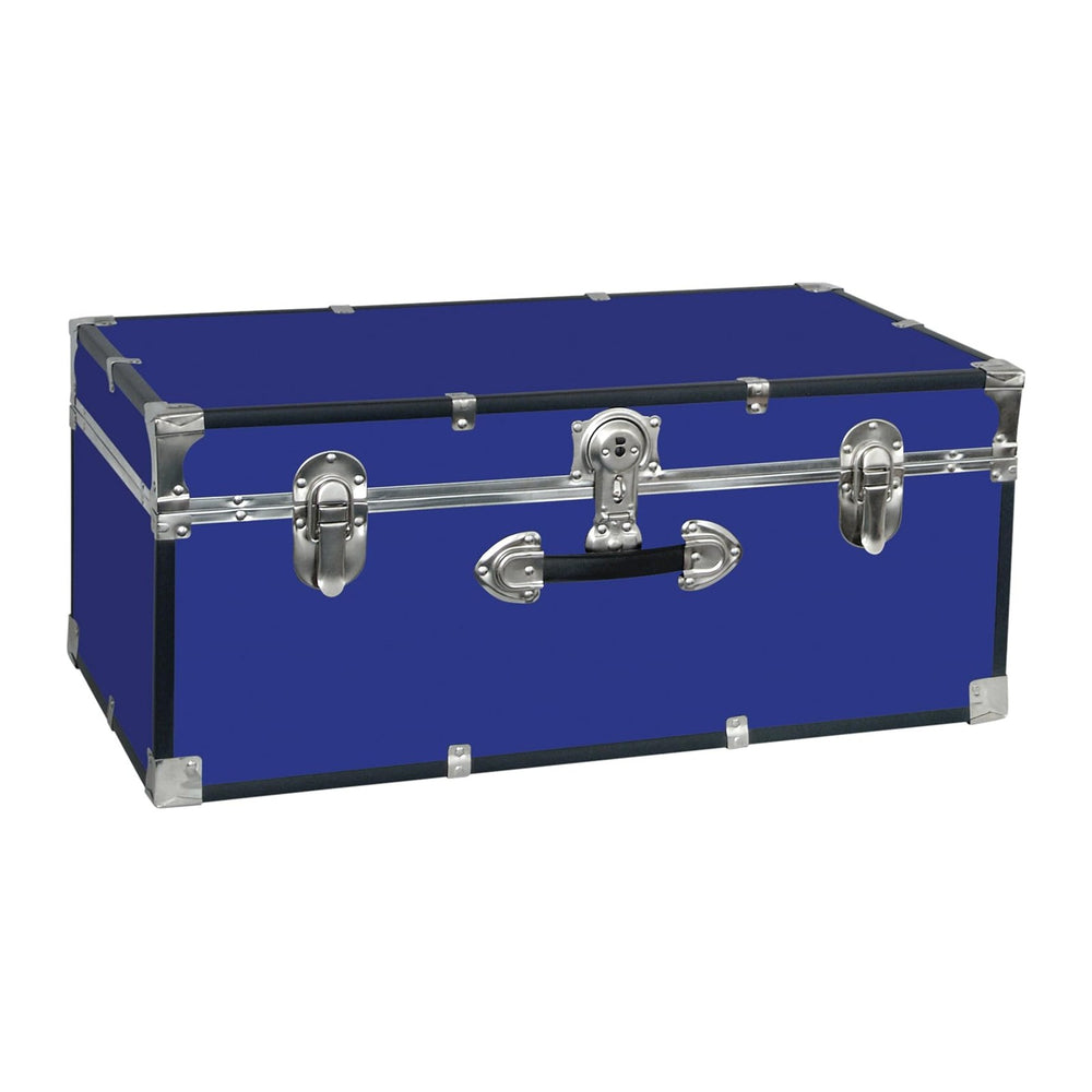 Seward Trunk College Dorm and Camp Storage Footlocker Trunk, Blue, 30-Inch (S...