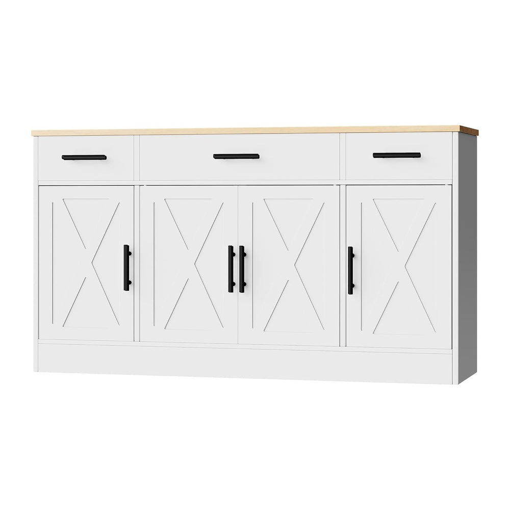 Shintenchi Buffet Cabinet with Storage,53.4" Large Kitchen Storage Cabin...