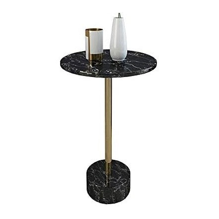 Telephone Table, Side Table Marble Mini Small Round Table Telephone Table Cof...