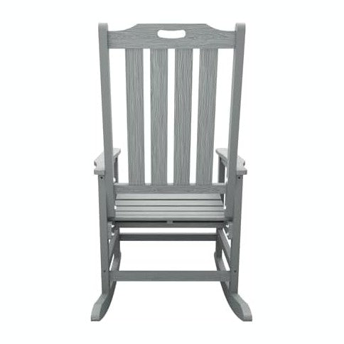 THOEOE Outdoor Rocking Chairs, Oversized Patio Rocking Chair | HDPE Outdoor R...
