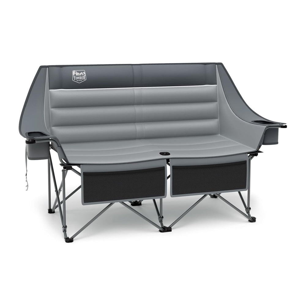 Timber Ridge 600 lbs Double Camping Chair, Ultra-Wide Heavy Duty Outdoor Fold...