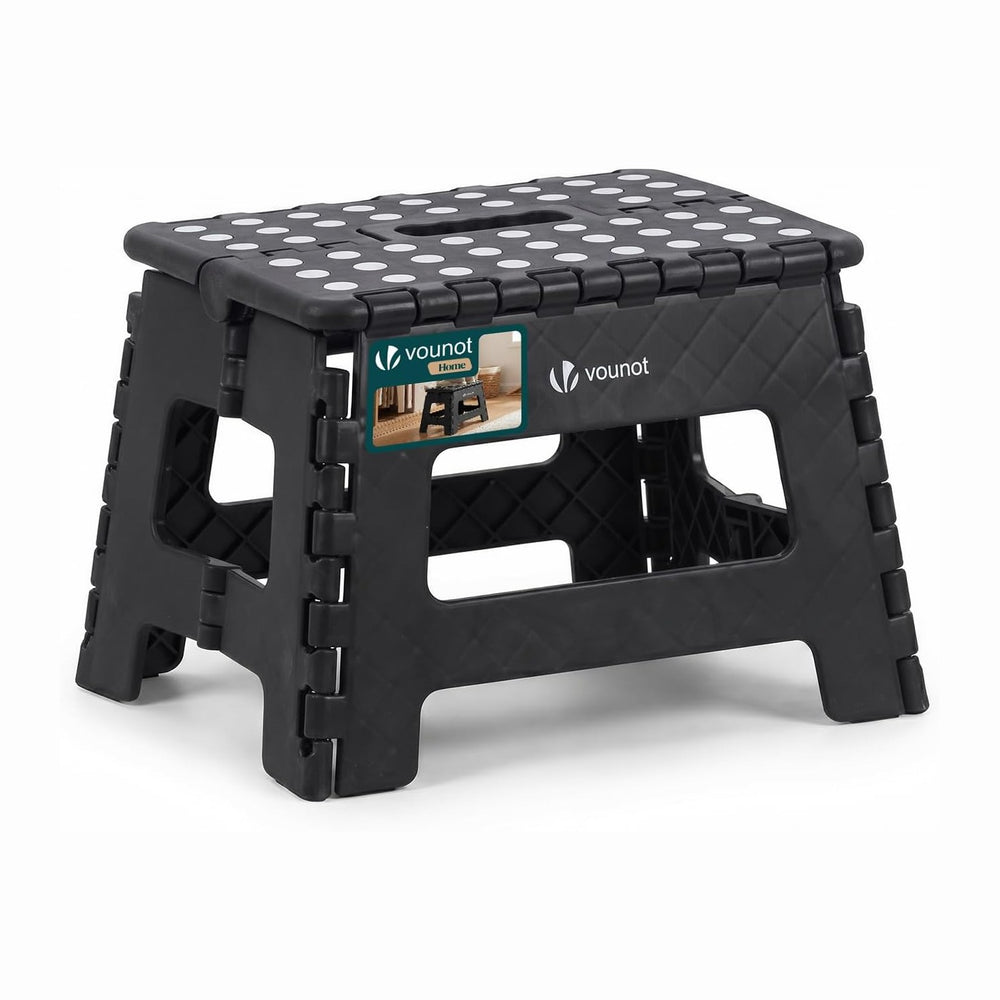 VOUNOT® Folding Step Stool, Portable Stepping Stool with Carrying Handle, Ant...