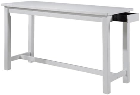 Lexicon 4-Piece Counter Height Table & Stool Sets with USB Ports, White