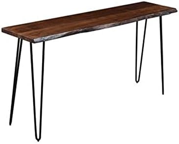 Jofran Nature's Edge 72" Farmhouse Dining Table - Solid Wood Counter...