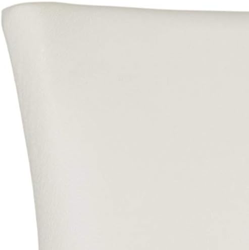 SAFAVIEH Home Collection - Lester White Faux Leather Dining Chair, Nailhead T...