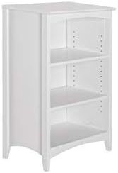 Shaker Style 3 Shelf Bookcase / Solid Wood / 36" High / Adjustable Shelv...