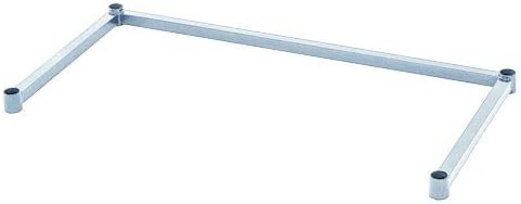 Chrome Square Tubing 3 Sided Frame, 24 x 48 in.