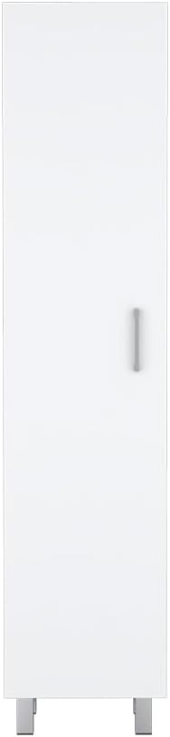 Modern Storage Cabinet, Tall Narrow Locker for Launday Living Room Hallway,fo...