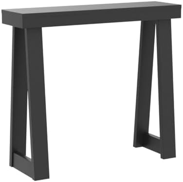 Plank+Beam Classic Console Table, 36 Inch, Black