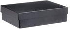 Allure - Bulk Case Of 12 - Luxury Pendant Box With LED Light, Square Shaped Elegant Diamond Pendant Case, For Unique Proposal Or Wedding, Small, Black Velvet Interior Jewelry Display Gift Box.