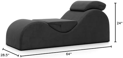 Avana Luvu Lounger - Chaise Lounge Chair for Yoga, Exercise, Massage - High D...