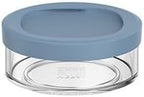 Mepal - Cereal cup compartment Ellipse - Cereal cup To Go - Space for snacks and toppings - Easy rotation opening - Dishwasher safe - 200 ml - Nordic blue