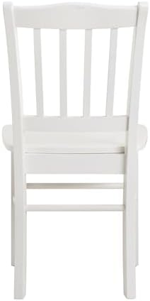 Boraam Shaker Dining Room Side Chairs, Set of 2 – Cream Finish