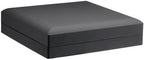 Allure - Large Necklace Box With LED Light, Square Shaped, Elegant Diamond Necklace Case, For Unique Proposal, Engagement Or Wedding, Luxury Black Velvet Interior Jewelry Display Gift Box