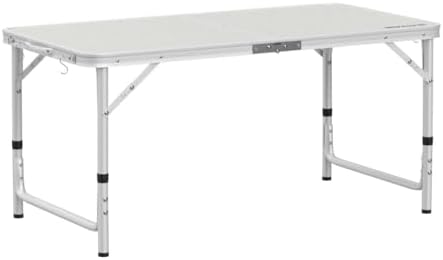 REDCAMP Heavy-Duty Aluminum Frame Camping Table, 4ft Large Folding Table (48x...