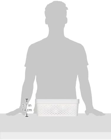CURVER | Infinity Box 11L, White, 35.6 x 26.6 x 13.6 cm, Recycled Plastic