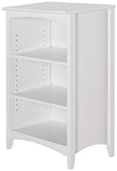 Shaker Style 3 Shelf Bookcase / Solid Wood / 36" High / Adjustable Shelv...