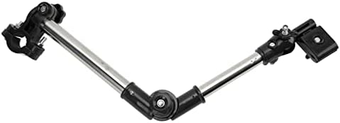 Stainless Steel Umbrella Stands 360 Degree Outdoor Stroller Shading Umbrella Holder (Versatile black)