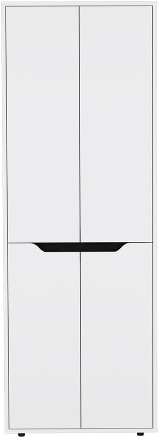 23.6" D*11.8" W*66.9" H Freestanding Storage Cabinet with 3 Sh...